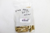 8mm Remington Magnum empty brass