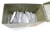 Lead ingots & ammo can