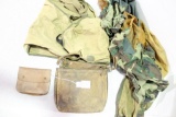 Bird vests & ammo pouches & wooden box