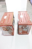 Two large ammo cans