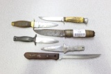 6 Fixed Blade Knives