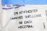 .270 Winchester empty brass