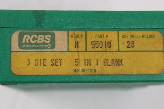 RCBS 5 in 1 blank die set