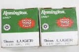 9mm Luger ammo