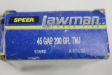 .45 GAP ammo