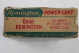 6mm Remington ammo