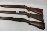 3 rifle stocks