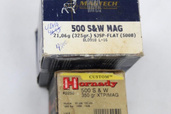 .500 S&W Mag ammo