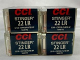 Four boxes of CCI stinger ammo