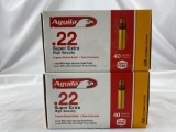 two full boxes of aguila ammunition