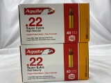 two full boxes of aguila ammunition