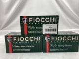 Three full boxes of Fiocchi ammo