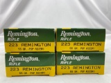 Four full boxes of remington ammo