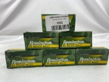 six full boxes of remington ammo