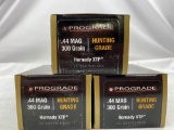 Three full boxes of Prograde ammo