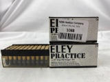 Three boxes of Eley practice ammo