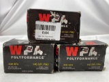 Three full boxes of WPA polyformance ammo