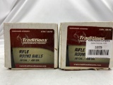 Two boxes of traditions performance ammo