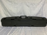 two hard plastic gun cases