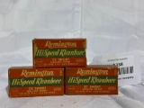 Three boxes of remingtons