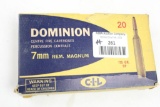 7mm Remington Mag ammo
