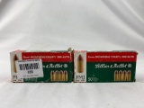 two full boxes of FMJ sellier & Bellot ammo
