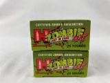 two full boxes of Hornady Zombie ammunition