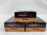 Three full boxes of PMC Bronze Ammo