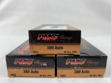 Three full boxes of PMC Bronze Ammo