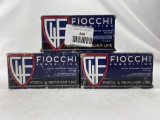 Three full boxes of Fiocchi ammo