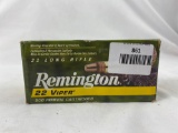 One full box of remington ammo