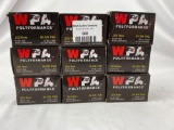nine full boxes of WPA polyformance ammo