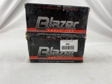 two boxes of blazer ammo