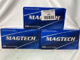 Three full boxes of magtech ammo