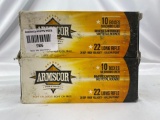 Two full boxes of armscor ammo