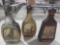 Beam's Choice Kentucky Straight Bourbon Decorative Bottles x3