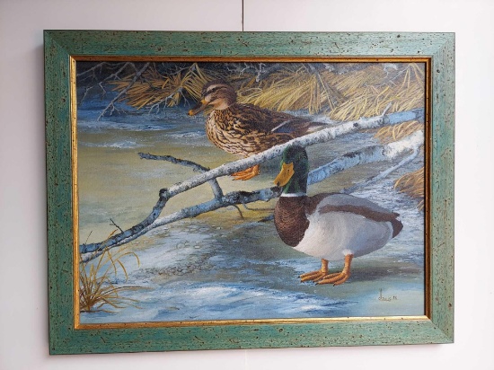 Framed Mallard Duck Art