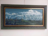 Framed Mountain Art by Ed Mills