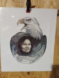 Print Eagle Man by Joanne George