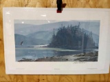 Print Along the Coast- Bald Eagle by Robert Bateman
