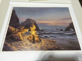 Print Beach Bonfire by Stephen Lyman
