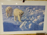 Print Along for the Ice Floe- Polar Bears by John Seerey-Lester