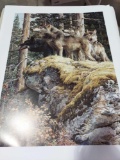 Print Lookout Tower-Wolves Carl Brenders