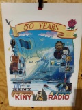 Print 50 years KINY Radio