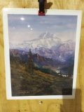 Print Icy Peaks Mt. Fairweather x2, Mountain Picture