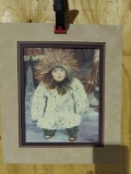 Print Snowy Owl Mandala and Eskimo Baby