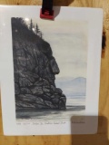 Print Indian Is. Indian Head Rock and Eskimo Baby