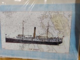 Print Old Timer, Needle Point Gone Fishing