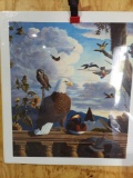 Print Eagle with Other Birds by Terry Pyles