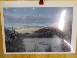 Print Winter Auke Lake by Eprem Torosian